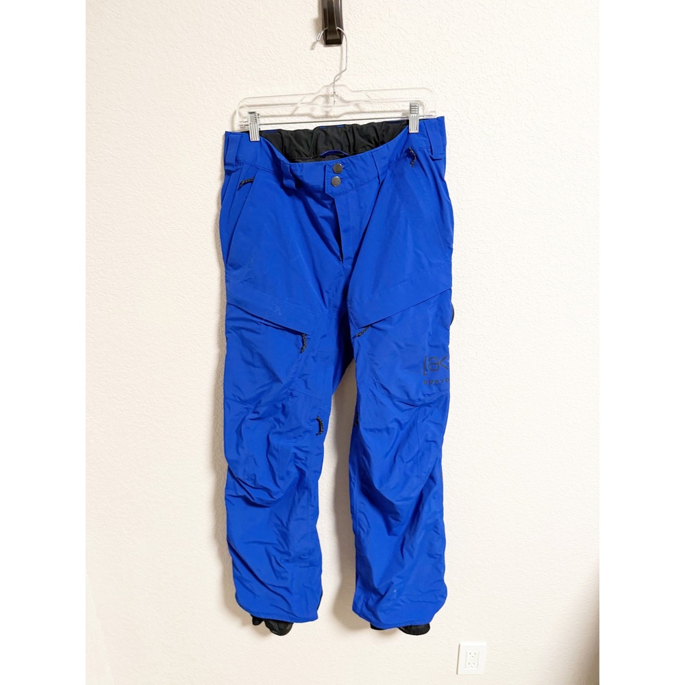 Burton ak Gore-Tex Cyclic Snowboard Pants Mens Medium Blue Waterproof Shell